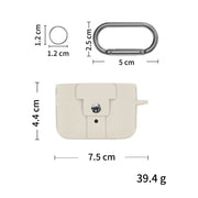 For Status Audio Between Pro Old Ver Charging Compartment Earphone Case(Beige)