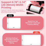 Phomemo M220 Jewelry Clothing Tags Bluetooth Thermist Strip Tag Printer(Black)