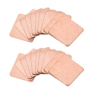 20pcs Laptop Cooling Copper Heat Sink Thermal Conductive Tabs Cell Phone Computer Graphics Card Heat Sinks 20x20x1.2mm