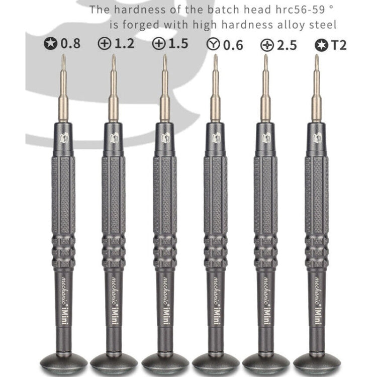 MECHANIC iMini Series Mobile Phone Repair Glasses Screw Batch Clock Tool, Series: Phillips 2.5