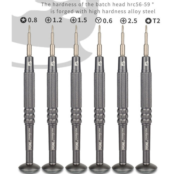 MECHANIC iMini Series Mobile Phone Repair Glasses Screw Batch Clock Tool, Series: Triangle 0.6