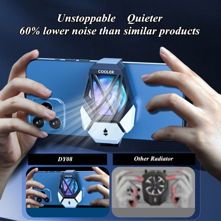 Mobile Phone Universal Radiator With Two Speed Ultra Long Battery Life Charging Model Black