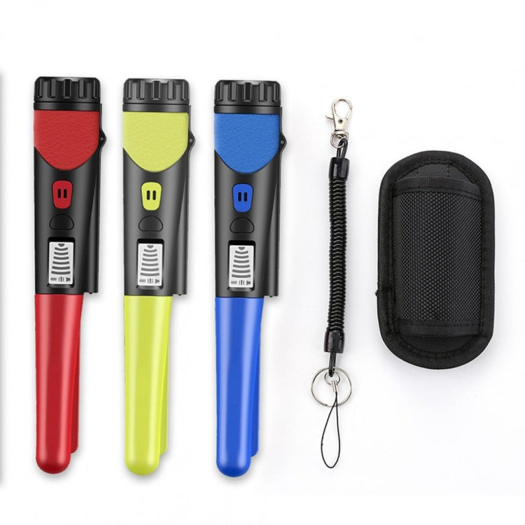 Handheld Metal Detector LCD Display Gold Treasure Hunter with Flashlight(Blue)