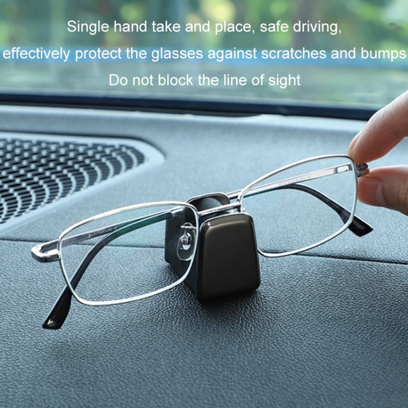 Car Dashboard Glasses Storage Multifunctional Card Holder(Black)