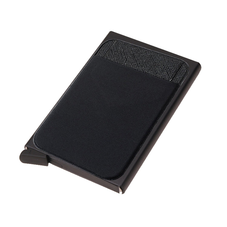RFID Short Metal Card Case Credit Card Holder Wallet(Blue)