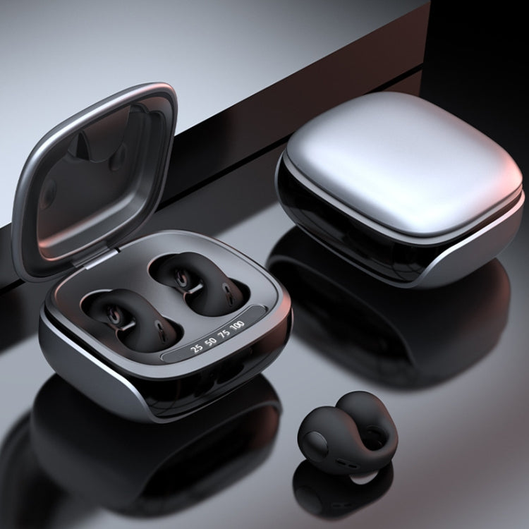 JX80 TWS Wireless Bone Conduction Clip-On Ear Noise Reduction Bluetooth Headset(White)