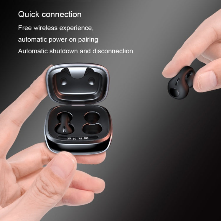JX80 TWS Wireless Bone Conduction Clip-On Ear Noise Reduction Bluetooth Headset(Skin Color)