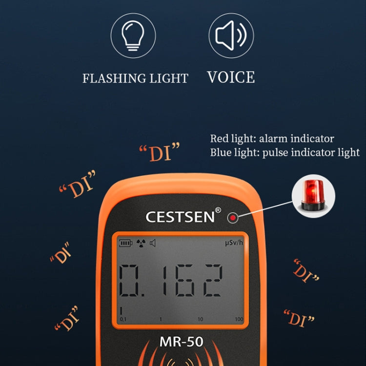 CESTSEN  MR-50  Nuclear Radiation Detector Radioactive Environmental Radiation ������X-Ray Detector,CN Plug