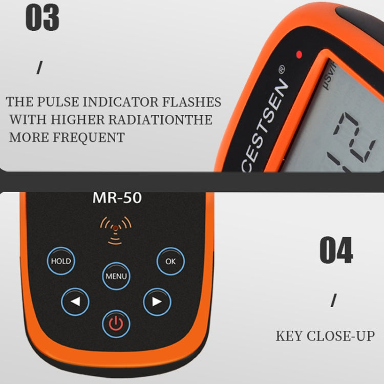 CESTSEN  MR-50  Nuclear Radiation Detector Radioactive Environmental Radiation ������X-Ray Detector,CN Plug