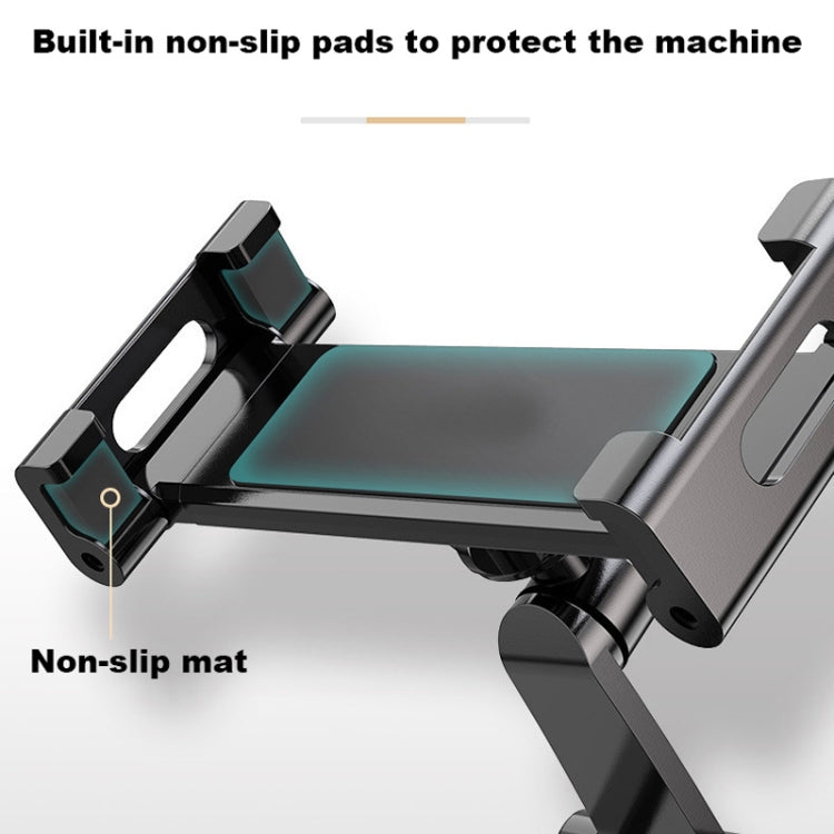 2 In 1 Aluminum Alloy Tablet PC Holder Wall Mount Mobile Phone Holder(Silver)