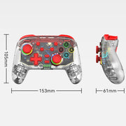 For PS3 / PS4 Dual Vibration Wireless Gamepad With RGB Lights(Blue)