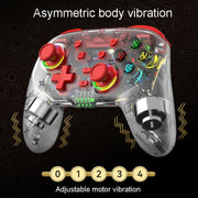 For PS3 / PS4 Dual Vibration Wireless Gamepad With RGB Lights(Red)
