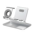For IPhone / AirPods / Apple Watch Series AhaStyle 3 In 1 Aluminum Alloy Stand(Silver) - Desktop Holder by AhaStyle | Online Shopping South Africa | PMC TechLife | Buy Now Pay Later Mobicred