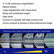 MECHANIC MC-75TB1 Trinocular Stereo Microscope Industrial Grade Can Connect To HD Display