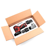 HILDA 12V 3 Inch Li-Ion Angle Grinder Home Cutting And Sanding Machine, EU Plug, Model: Carton Package With 2 Battery