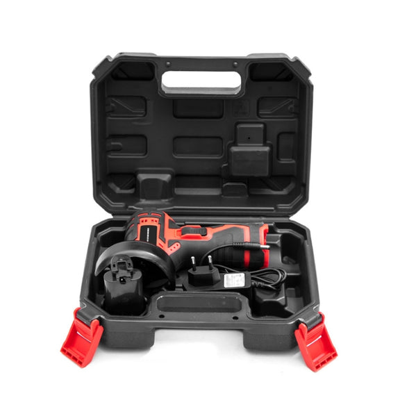 HILDA 12V 3 Inch Li-Ion Angle Grinder Home Cutting And Sanding Machine, US Plug, Model: Plastic Package With 2 Battery