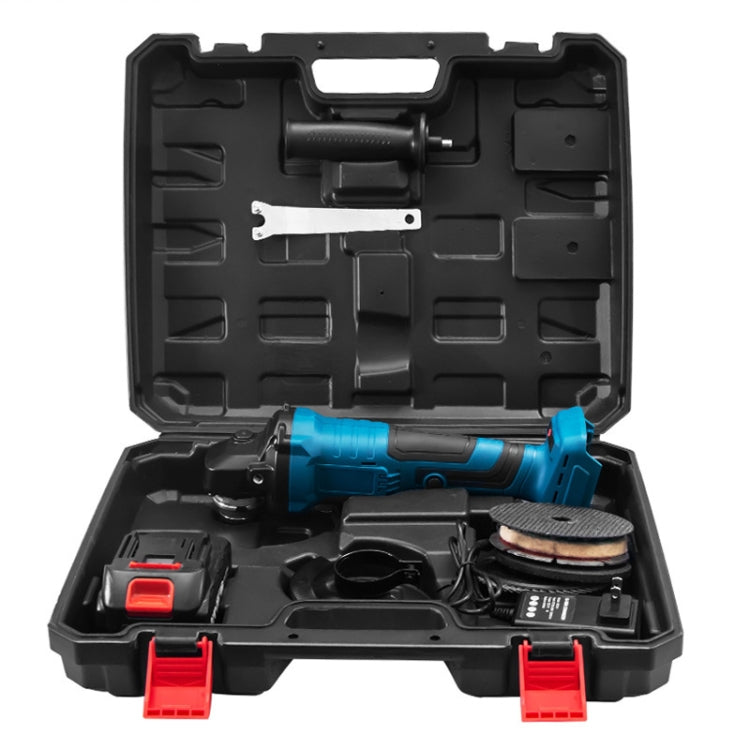 HILDA 21V Brushless Angle Grinder Lithium Cutting Machine, Model: 2 Battery +1 Charger EU Plug