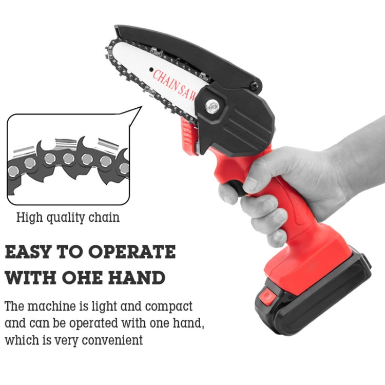 HILDA Rechargeable Cordless Mini Electrical Chain Saw Logging Tools(Black)