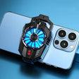 X20 Semiconductor Mobile Phone Radiator LED Light Mini Phone Cooling Fan, Color: Frosted Black - Cooling Fan Radiator by PMC TechLife | Online Shopping South Africa | PMC TechLife