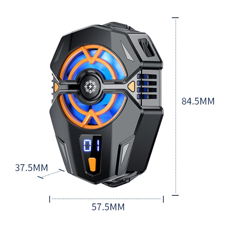 J20 Three-speed Adjustable Semiconductor Refrigeration Mobile Phone Radiator, Style: Basic Model