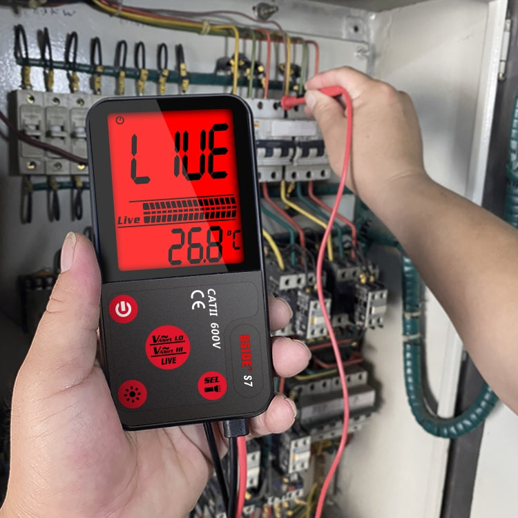 BSIDE ADMS7 Smart Thin Digital Multimeter Counts DC AC Voltmeter, Model: Charging Model With Tool Package