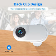 Magnetic Thumb Camera Portable HD Camera For Outdoor Cycling, Model: Standard+Pet Silicone Collar