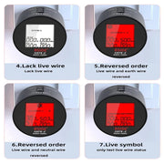 BSIDE ASTS Circuit Analyzer Plug Power Tester EU Plug