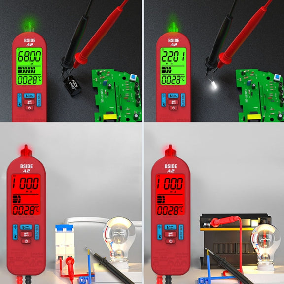 BSIDE A2 Charging Model Mini Digital Auto-Ranging Pencil Multimeter, Specification: Standard