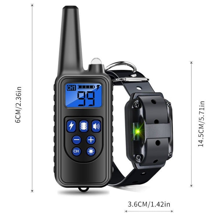 800m Remote Control Stop Barker Dog Trainer Smart Anti-Disturbance Vibration Collar, Specification: With 3 Collars