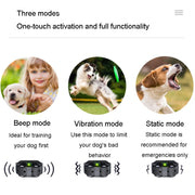 800m Remote Control Stop Barker Dog Trainer Smart Anti-Disturbance Vibration Collar, Specification: With 2 Collars