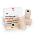 For Phomemo M02 / M02S / M02Pro 3rolls /Pack 50mm Thermal Label Printing Paper For Sticker Printer With Black Letter On Gold Powder Background - Printer Accessories by Phomemo | Online Shopping South Africa | PMC TechLife | Buy Now Pay Later Mobicred