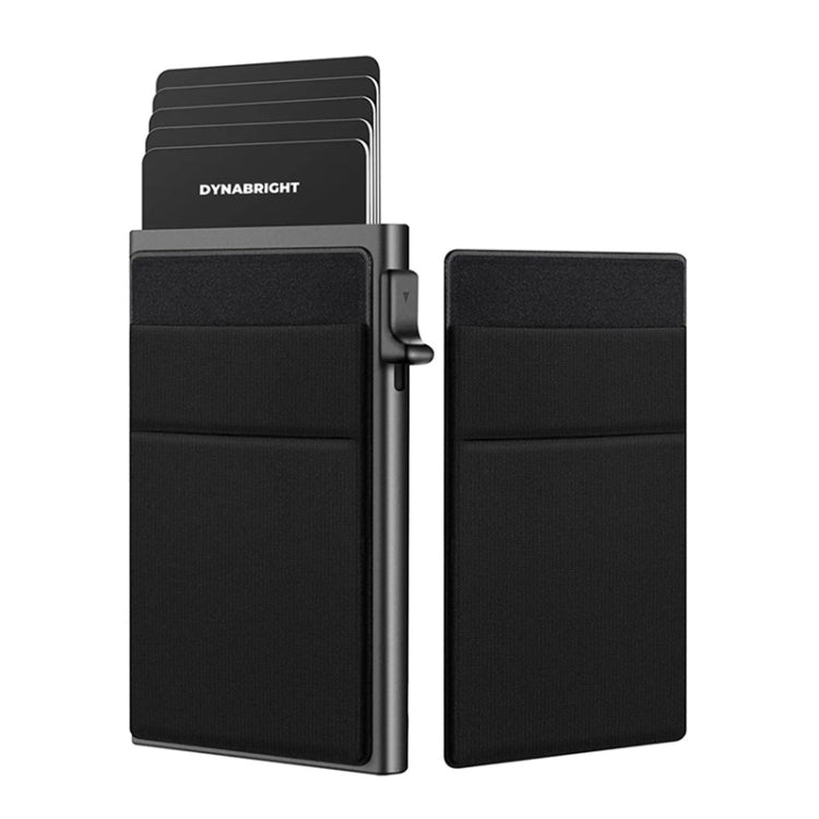 Slim Metal Wallet Pop Up Credit Card Holder RFID Blocking Men Business Card Clip(Gold)