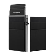 Slim Metal Wallet Pop Up Credit Card Holder RFID Blocking Men Business Card Clip(Gold)