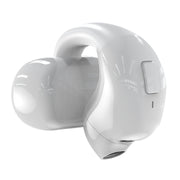 Clip-On Single Ear Bluetooth Earphone Wireless Earphone For Sports And Gaming, Packing: Box(White)