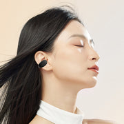 Clip-On Single Ear Bluetooth Earphone Wireless Earphone For Sports And Gaming, Packing: Box(Light Skin)