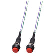 2pcs Car Modification Horn Switch Universal Button Modification Small Switch(Red Button) - free shipping - PMC TechLife - Order now!