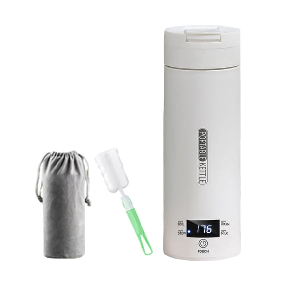 300W 500ml Electric Heating Water Cup Smart Boiling Kettle Temperature Control Kettle, Spec: SUS304 US Plug
