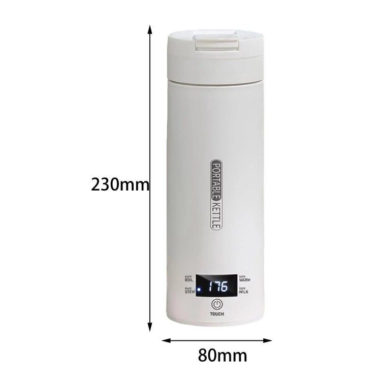 300W 500ml Electric Heating Water Cup Smart Boiling Kettle Temperature Control Kettle, Spec: SUS304 US Plug