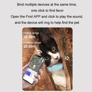 Mfi Certified Smart Pet Locator Protective Cover Silicone Collar(Blue)