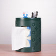 Multifunctional Desktop Tissue Box Remote Control Storage Box Organizer(Dark Green) - free shipping - PMC TechLife - Order now!