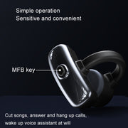 REMAX OpenBuds P2 Clip-On Bone Conduction Bluetooth Earphone Sports Music Wireless Earphone(Black)