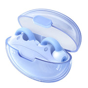 REMAX CozyBuds W15 Transparent Ear Clip Wireless Bluetooth Earphone OWS Sports Earphone(Blue)