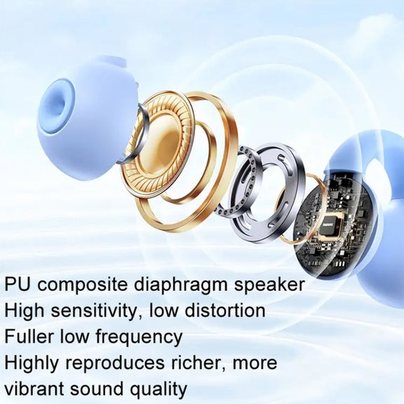 REMAX CozyBuds W15 Transparent Ear Clip Wireless Bluetooth Earphone OWS Sports Earphone(Star Black)