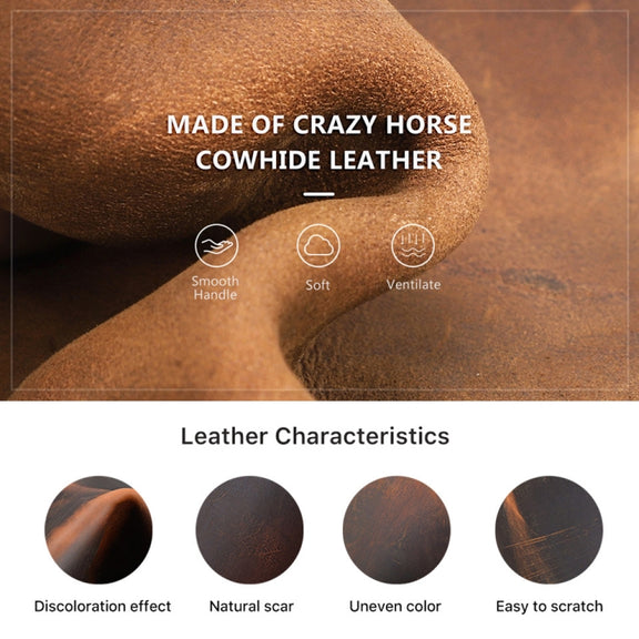 For Huawei FreeBuds 5 CONTACTS FAMILY CF1170 Cowhide Anti-Fall Bluetooth Earphone Protective Case(Brown)