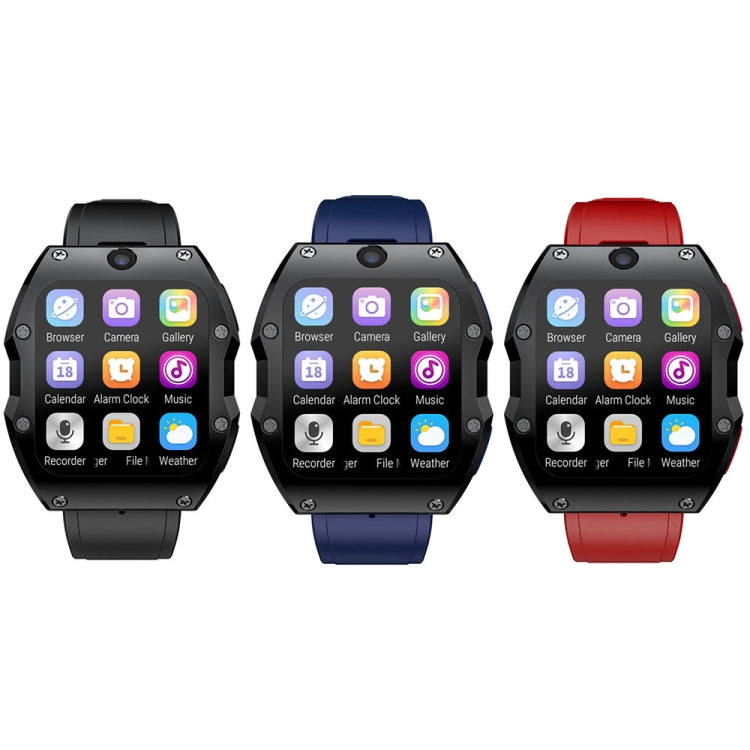 LOKMAT Appllp 3 Max 2.02-Inch Plug Card 4G Call Water-resistant Sport Smart Watch With SOS(Claret)
