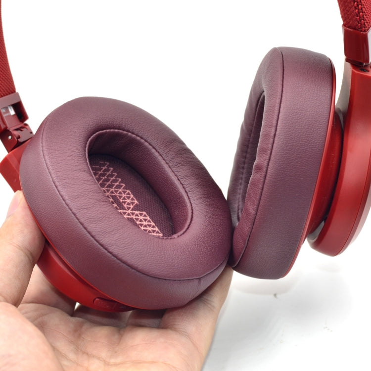 2 PCS For JBL Live 500BTNC Headphone Sponge Sleeve Earmuffs(Brick Red)