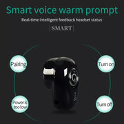 S650 Mini Bluetooth Earphone Earbuds Sport with Mic for All Phone(Black)