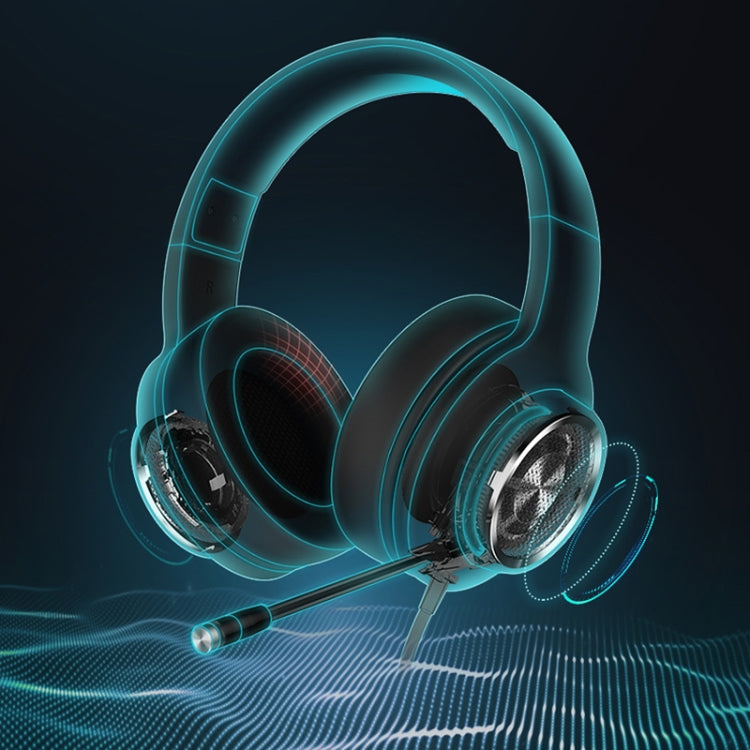 Edifier HECATE G4 Gaming Headeadphone Desktop Computer Listening Discrimination 7.1-channel Headset, Cable Length: 2.5m(Black Red)