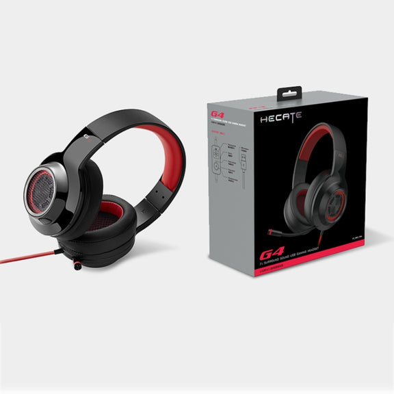 Edifier HECATE G4 Gaming Headeadphone Desktop Computer Listening Discrimination 7.1-channel Headset, Cable Length: 2.5m(Black Red)