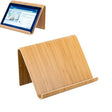 Bamboo Mobile Phone Tablet Lazy Desktop Stand - Desktop Holder by PMC TechLife | Online Shopping South Africa | PMC TechLife